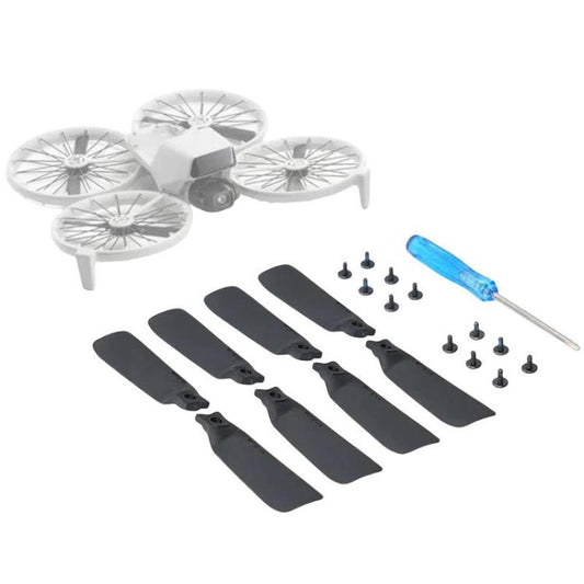 For DJI Flip RCSTQ 8pcs Drone Quick Release Replacement Noise Reduction Paddles - Other by RCSTQ | Online Shopping UK | buy2fix