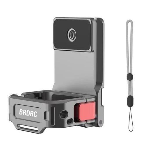 For DJI OSMO Pocket 3 BRDRC PO3005 Multi-functional Magnetic Base Expansion Back Clip Holder Adapter Bezel Accessory(Tarnish) - Mount & Holder by BRDRC | Online Shopping UK | buy2fix