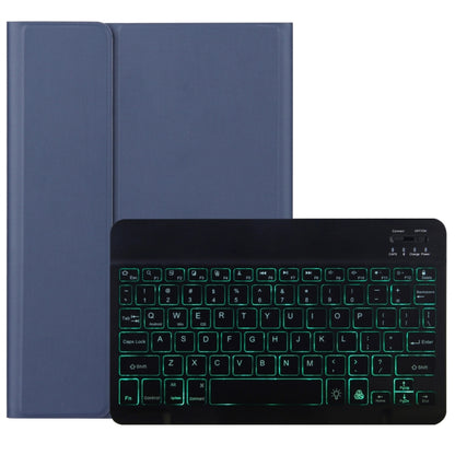 DY-M10ReL-S 2 in 1 Removable Bluetooth Keyboard + Protective Leather Tablet Case with Backlight & Holder for Lenovo Tab M10 FHD REL(Blue) - Lenovo Keyboard by buy2fix | Online Shopping UK | buy2fix