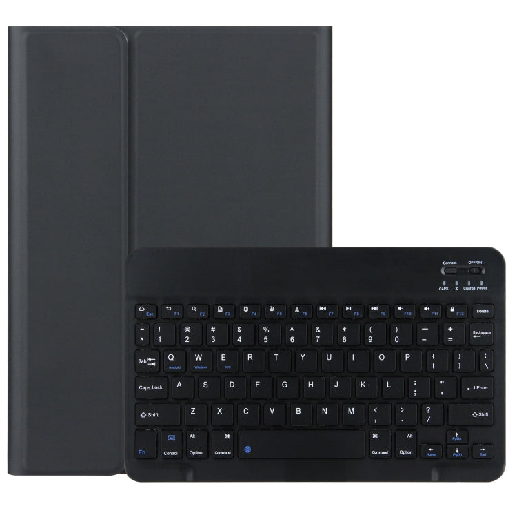 DY-M10ReL 2 in 1 Removable Bluetooth Keyboard + Protective Leather Tablet Case with Holder for Lenovo Tab M10 FHD REL(Black) - Lenovo Keyboard by buy2fix | Online Shopping UK | buy2fix