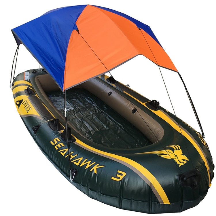 68351 Folding Awning Canoe Rubber Inflatable Boat Parasol Tent for 4 Person,Boat is not Included - Marine Accessories & Parts by buy2fix | Online Shopping UK | buy2fix