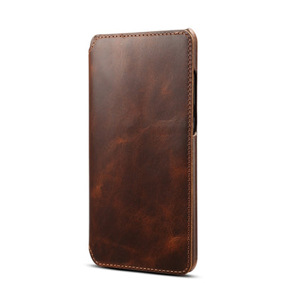 Oil Wax Cowhide Horizontal Flip Leather Case for Huawei Mate 20, with Card Slots & Wallet - Huawei Cases by Denior | Online Shopping UK | buy2fix