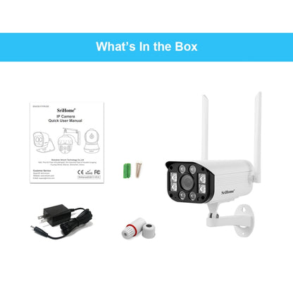 SriHome SH031 3.0 Million Pixels 1296P HD IP Camera, Support Two Way Talk / Motion Detection / Night Vision / TF Card, UK Plug - Security by SriHome | Online Shopping UK | buy2fix