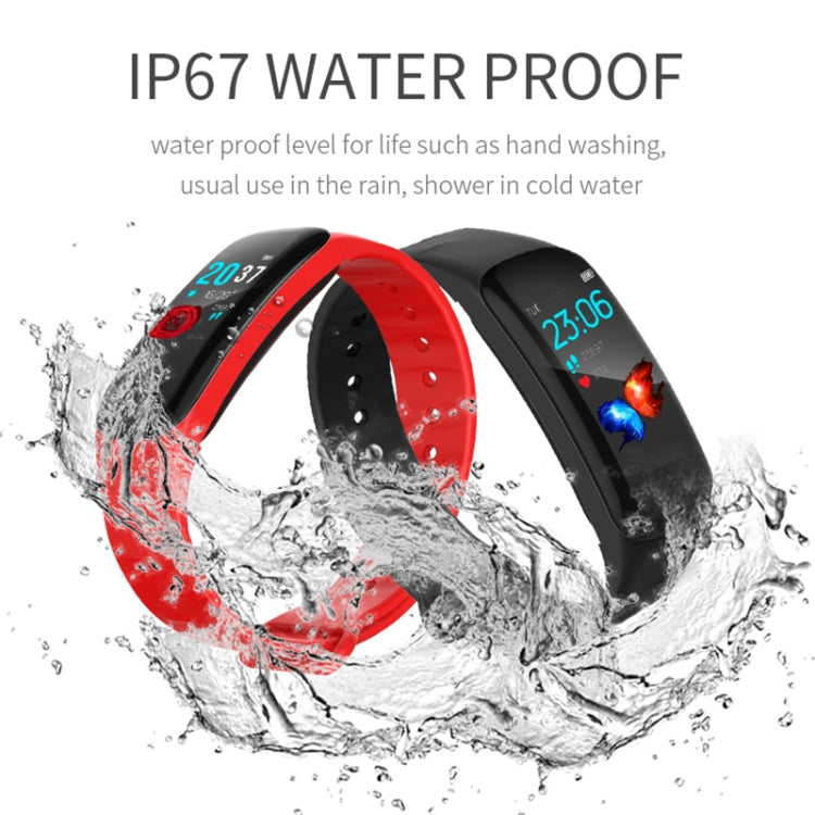 H29 1.14 inches IPS Color Screen Smart Bracelet IP67 Waterproof, Support Step Counting / Call Reminder / Heart Rate Monitoring / Sleep Monitoring (Red) - Smart Wear by buy2fix | Online Shopping UK | buy2fix