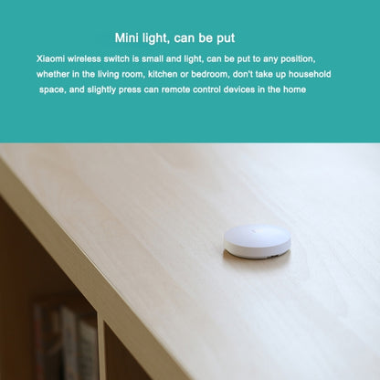 Original Xiaomi Mijia Intelligent Mini Wireless Switch for Xiaomi Smart Home Suite Devices,,with the Xiaomi Multifunctional Gateway Use (CA1001) - Smart Switch by Xiaomi | Online Shopping UK | buy2fix