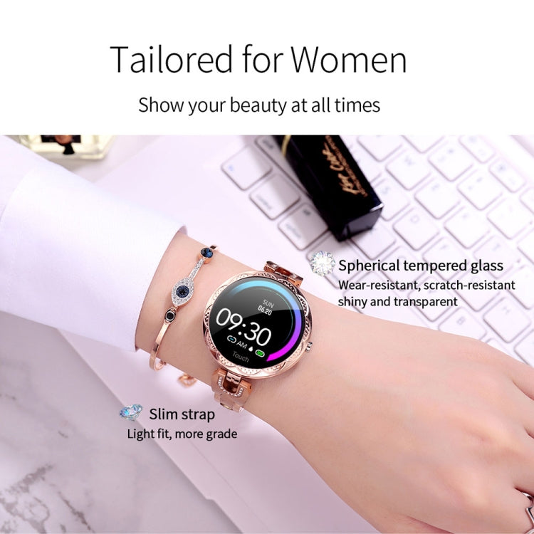 AK15 Fashion Smart Female Bracelet, 1.08 inch Color LCD Screen, IP67 Waterproof, Support Heart Rate Monitoring / Sleep Monitoring / Remote Photography (Silver) - Smart Wear by buy2fix | Online Shopping UK | buy2fix