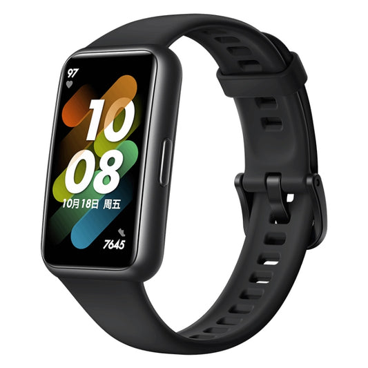 Original HUAWEI Band 7 NFC Edition, 1.47 inch AMOLED Screen Smart Watch, Support Blood Oxygen Monitoring / 14-days Battery Life(Black) - Wearable Devices by Huawei | Online Shopping UK | buy2fix