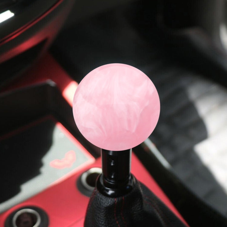 Car Modified Marble Star Gear Head Shifter Cover with Adapter (Pink) - In Car by buy2fix | Online Shopping UK | buy2fix