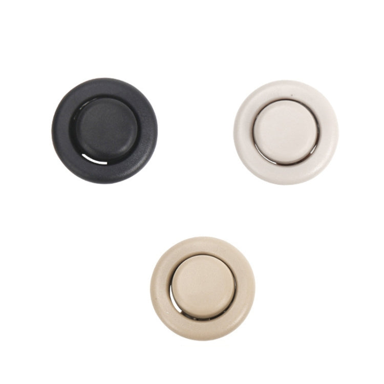 For BMW E90 / F18 Left Driving Car Rear Seat Headrest Switch Button 52207251371-1(Beige White) - Car Switches by buy2fix | Online Shopping UK | buy2fix