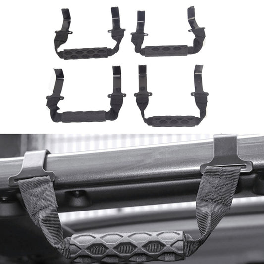 For Jeep Wrangler JL 2018- 4 / Pack Car Roof Handle - Auto Fastener & Clips by buy2fix | Online Shopping UK | buy2fix