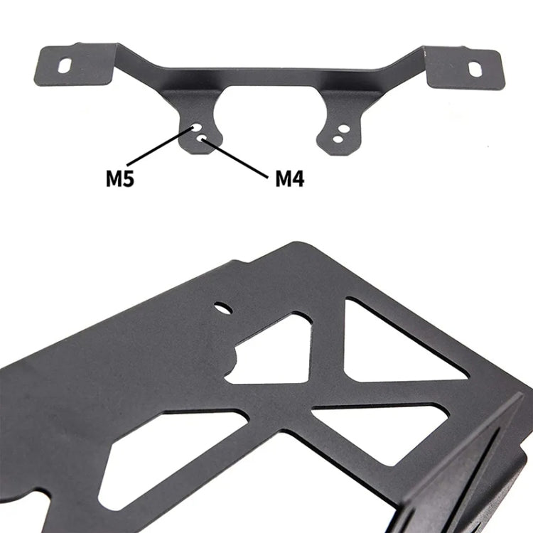 For Jeep Wrangler JL 2018-2019 Car Modified Tire License Plate Frame Mounting Bracket - License Plate Covers & Frames by buy2fix | Online Shopping UK | buy2fix