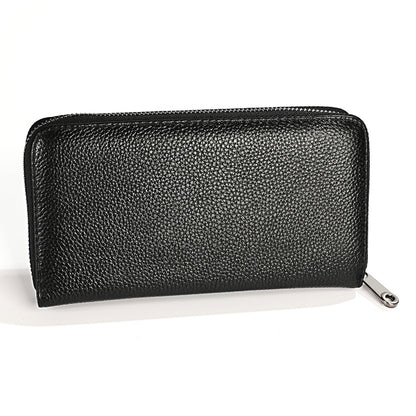 KB196 Top-grain Leather Large Capacity Multi-function 36-Bit Anti-magnetic RFID Organ Card Package Wallet(Black) - Antimagnetic RFID Package by buy2fix | Online Shopping UK | buy2fix