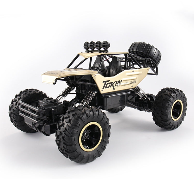 HD6026 1:12 Large Alloy Climbing Car Mountain Bigfoot Cross-country Four-wheel Drive Remote Control Car Toy, Size: 37cm(Gold) - RC Cars by buy2fix | Online Shopping UK | buy2fix