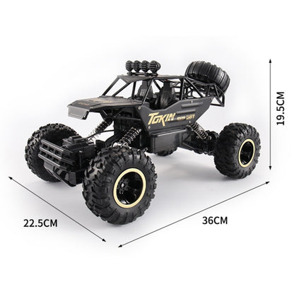 HD6026 1:12 Large Alloy Climbing Car Mountain Bigfoot Cross-country Four-wheel Drive Remote Control Car Toy, Size: 37cm(Gold) - RC Cars by buy2fix | Online Shopping UK | buy2fix