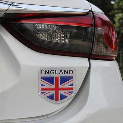 England Flag Style Metal Car Sticker - 3D Metal Sticker by buy2fix | Online Shopping UK | buy2fix