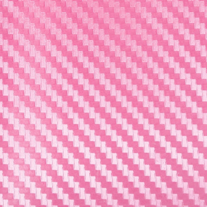 Car Decorative 3D Carbon Fiber PVC Sticker, Size: 152cm x 50cm(Pink) - Auto Film by buy2fix | Online Shopping UK | buy2fix