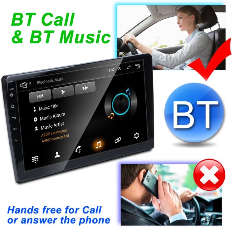 HD 9 inch Universal Car Android 8.1 Radio Receiver MP5 Player, Support FM & Bluetooth & TF Card & GPS - Car MP3 & MP4 & MP5 by buy2fix | Online Shopping UK | buy2fix