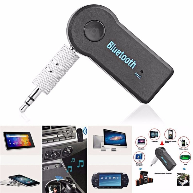 Portable Single Sound Channel Bluetooth Wireless Music Receiver Mini Boombox for iPhone / iPad / Car / Headphone / Stereo, Support Bluetooth Hands-free(Black) - Bluetooth Adapters by buy2fix | Online Shopping UK | buy2fix