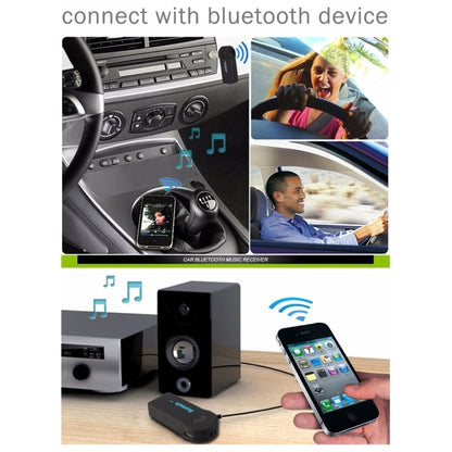 Portable Single Sound Channel Bluetooth Wireless Music Receiver Mini Boombox for iPhone / iPad / Car / Headphone / Stereo, Support Bluetooth Hands-free(Black) - Bluetooth Adapters by buy2fix | Online Shopping UK | buy2fix