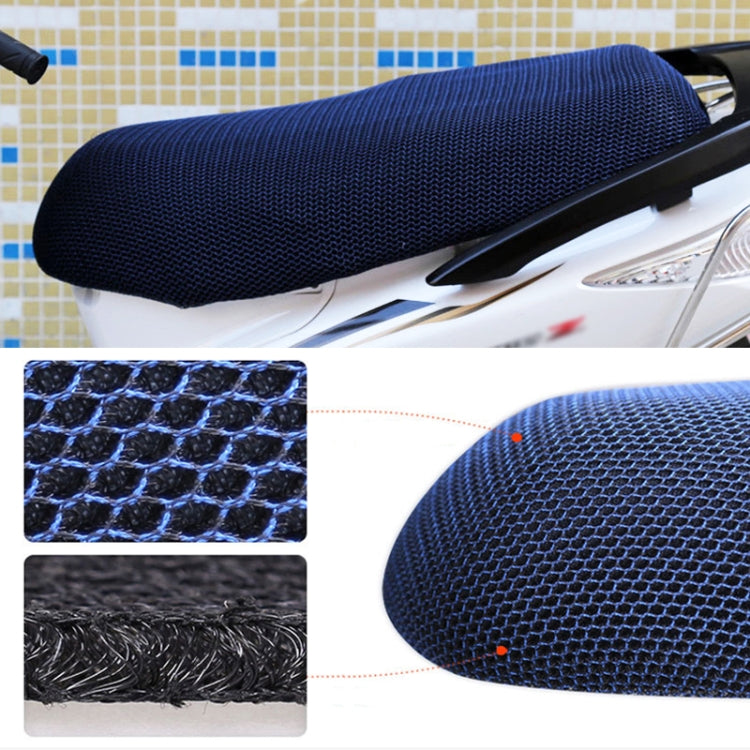 Waterproof Motorcycle Sun Protection Heat Insulation Seat Cover Prevent Bask In Seat Scooter Cushion Protect, Size: XXL, Length: 86- 92cm; Width: 40-56cm(Blue) - Seat Covers by buy2fix | Online Shopping UK | buy2fix