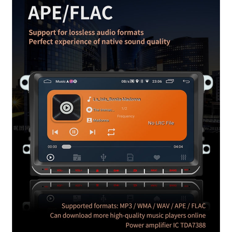9093 HD 9 inch Car Android 8.1 Radio Receiver MP5 Player for Volkswagen, Support FM & Bluetooth & TF Card & GPS & WiFi with Decoding - Car MP3 & MP4 & MP5 by buy2fix | Online Shopping UK | buy2fix