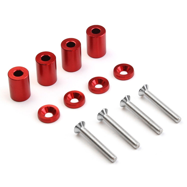 4 PCS Car Modified Isolation Column Engine Cover Blocked Up Screw Engine Turbine Ventilation Gasket Screw Washer (Red) - In Car by buy2fix | Online Shopping UK | buy2fix