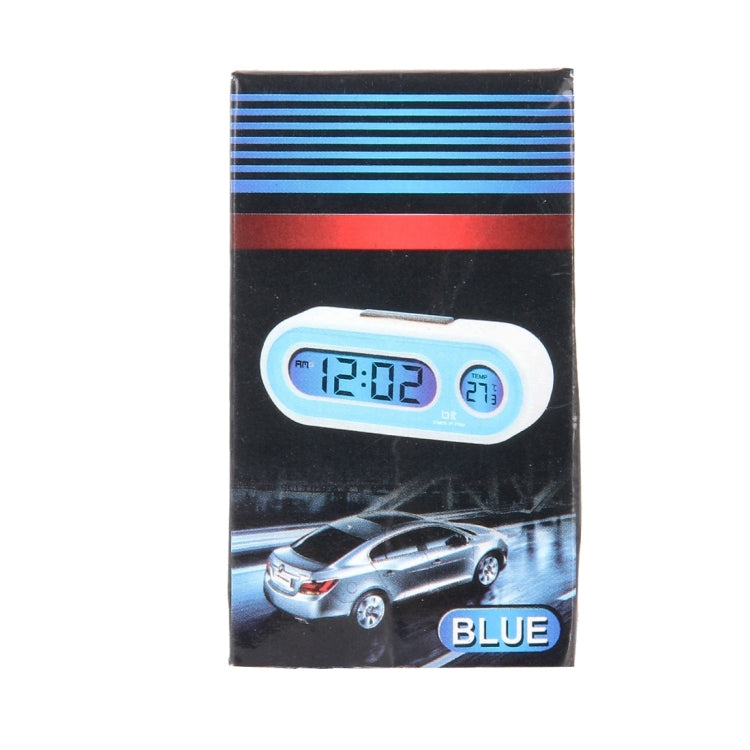 Multi-Function Digital Temperature Thermometer Clock LCD Monitor Battery Meter Detector Display - In Car by buy2fix | Online Shopping UK | buy2fix