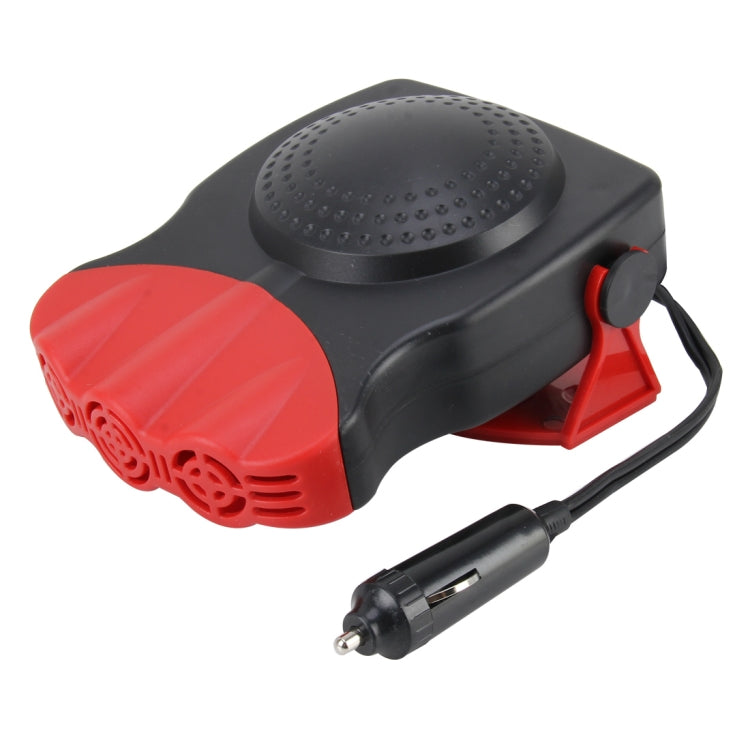 DC 12V 150W Cold and Warm Dual Use Three Outlet Car Auto Electronic Heater Fan Windshield Defroster Demister(Red) - Heating & Fans by buy2fix | Online Shopping UK | buy2fix