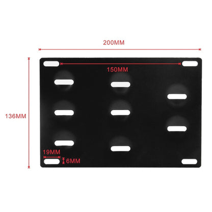 Car Front Bumper Tow Hook License Plate Mounting Bracket Holder for Subaru - License Plate Covers & Frames by buy2fix | Online Shopping UK | buy2fix