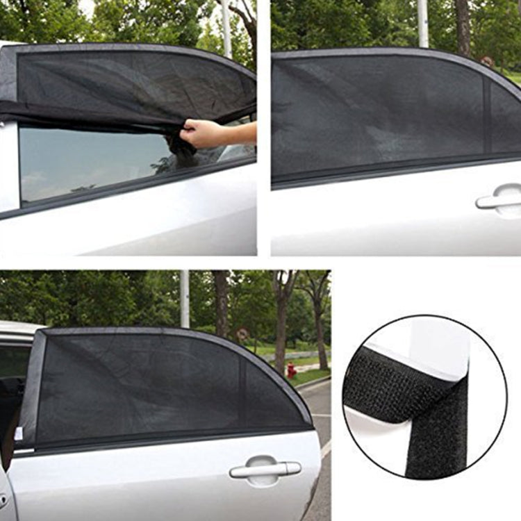 2 PCS Car Shade Block Car Sun Block Window Gauze Shading Net Side Blocking Cover Sun Net Sandbags Side Window Sunshade Cover, Size: 92*54cm - Sound & Heat Insulation Cotton by buy2fix | Online Shopping UK | buy2fix