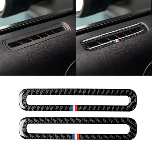 2 PCS Car USA Color Carbon Fiber Door Air Outlet Decorative Sticker for Ford Mustang 2015-2017 - Car Interior Mouldings by buy2fix | Online Shopping UK | buy2fix