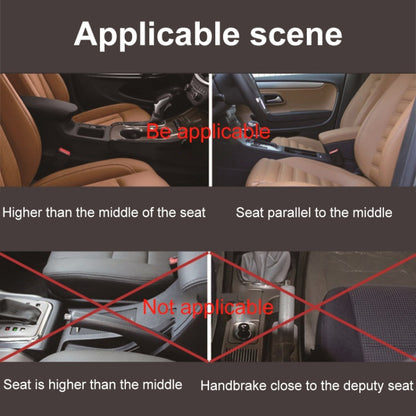 Universal Car Multi-functional Console Side Pocket Seat Gap Side Storage Box with Elbow Support Pad (Brown) - Stowing Tidying by buy2fix | Online Shopping UK | buy2fix