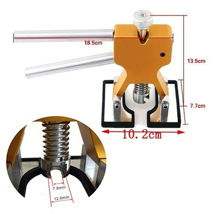 29 in 1 Auto Car Dent Lifter-Glue Puller Aluminium Alloy Tab Bodywork Repair Tools Kit, with 20W Glue Gun, US Plug or EU Plug - In Car by buy2fix | Online Shopping UK | buy2fix