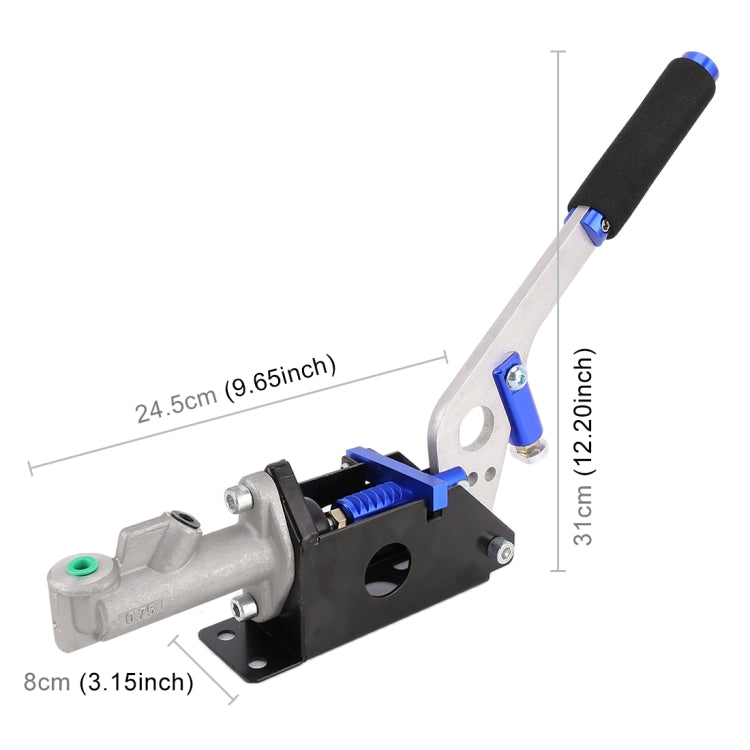 Car Modification Racing Hydraulic Drift Handbrake Short Straight Handle(Blue) - In Car by buy2fix | Online Shopping UK | buy2fix