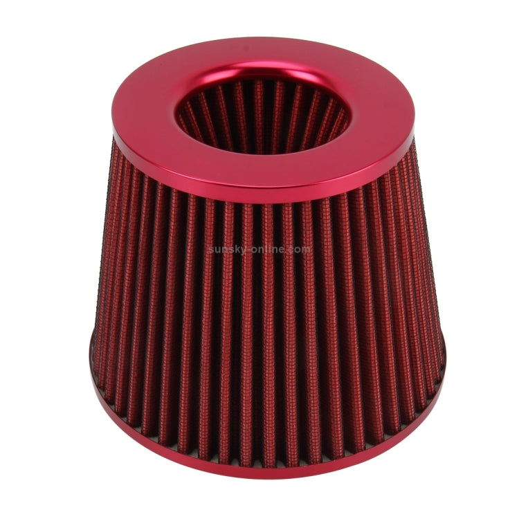 Universal Car Air Filter Mechanic Supercharger Car Car Filter Kits Air Intake Cool Filter, Size: 14.5*15cm(Red)(Red) - In Car by buy2fix | Online Shopping UK | buy2fix