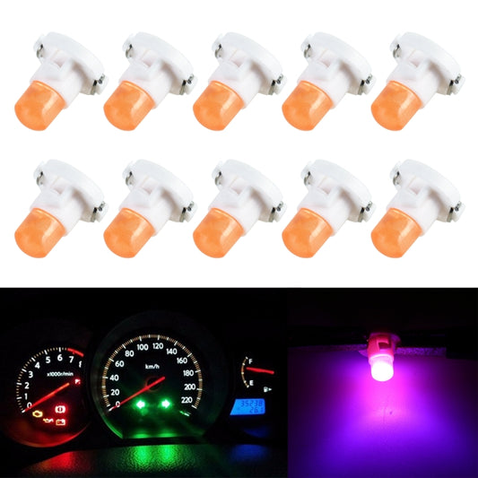 10PCS 2W T4.2 Wedge Instrument Panel LED Light Dashboard Gauge Cluster Indicator Lamp Bulb (Pink Light) - In Car by buy2fix | Online Shopping UK | buy2fix
