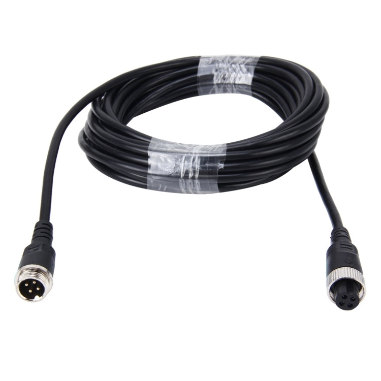 10m M12 4P Aviation Connector Video Audio Extend Cable for CCTV Camera DVR - In Car by buy2fix | Online Shopping UK | buy2fix