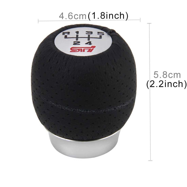 Universal 5 Speed Aluminum Manual Car Gear Shift Knob Shifter Lever Cover - Shift Knob by buy2fix | Online Shopping UK | buy2fix