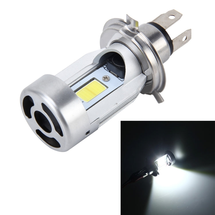 H4 HS1 Motorcycle Headlamps COB Spotlights Electric Car Fog Lights  6000K 20W 2600LM 5000Hours(White Light) - Headlights by buy2fix | Online Shopping UK | buy2fix