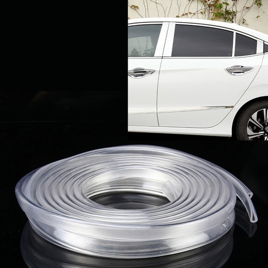 5.6m Car Decorative Strip Rubber Chrome Decoration Strip Door Seal Window Seal (Transparent) - Decorative Strip by buy2fix | Online Shopping UK | buy2fix