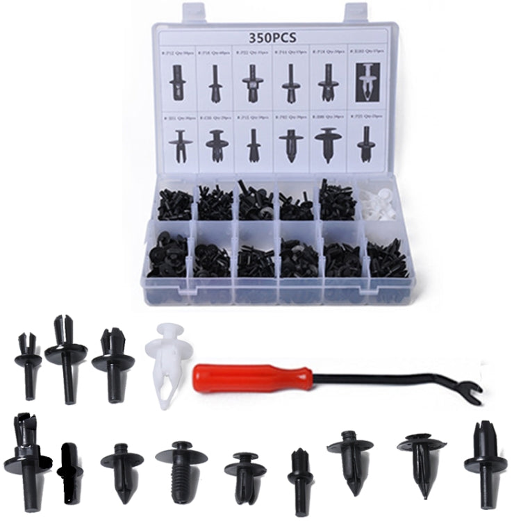 350 PCS Universal Car Retainer Clips Assortment Car Panel Trim Plastic Fasteners Rivet Clips Set - In Car by buy2fix | Online Shopping UK | buy2fix