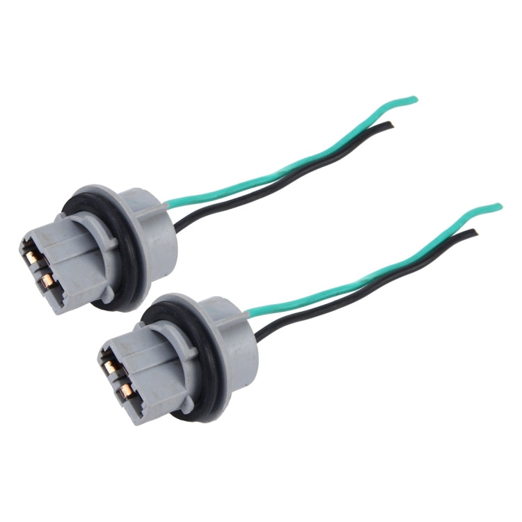 2 PCS 7440 Car Auto LED Bulb Socket Holder (No Including Light) - Wires by buy2fix | Online Shopping UK | buy2fix