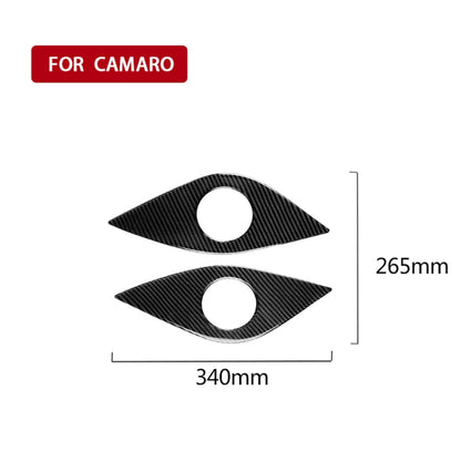 2 PCS Car Carbon Fiber Rear Horn Decorative Sticker for Chevrolet Camaro 2017-2019 -  by buy2fix | Online Shopping UK | buy2fix