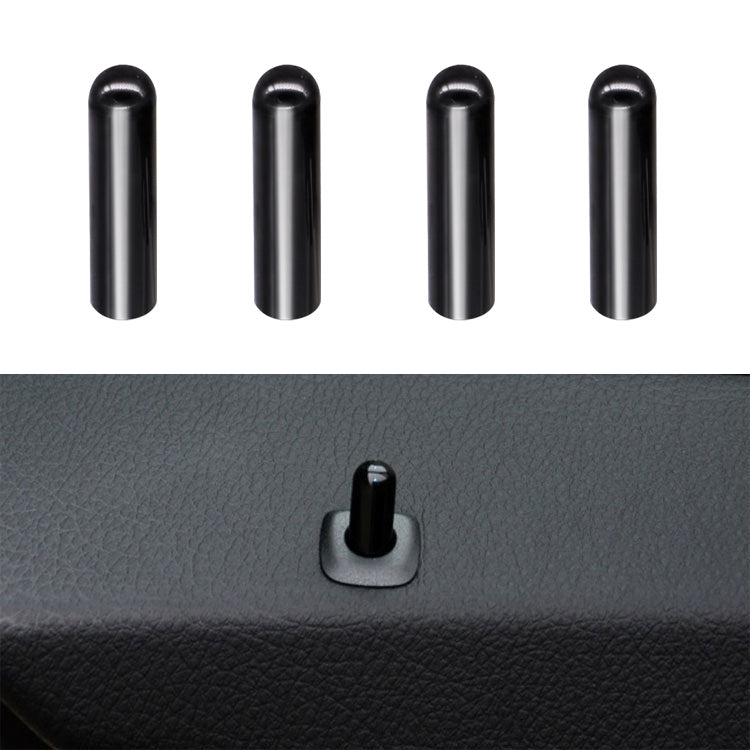 4 PCS Car Unlock Cover Door Bolt Door Handle for BMW X1 / X6(Black) - In Car by buy2fix | Online Shopping UK | buy2fix