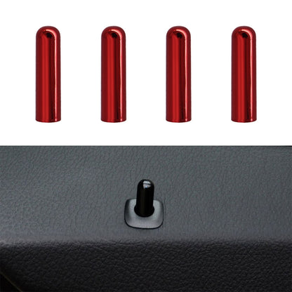 4 PCS Car Unlock Cover Door Bolt Door Handle for BMW X1 / X6(Red) - In Car by buy2fix | Online Shopping UK | buy2fix