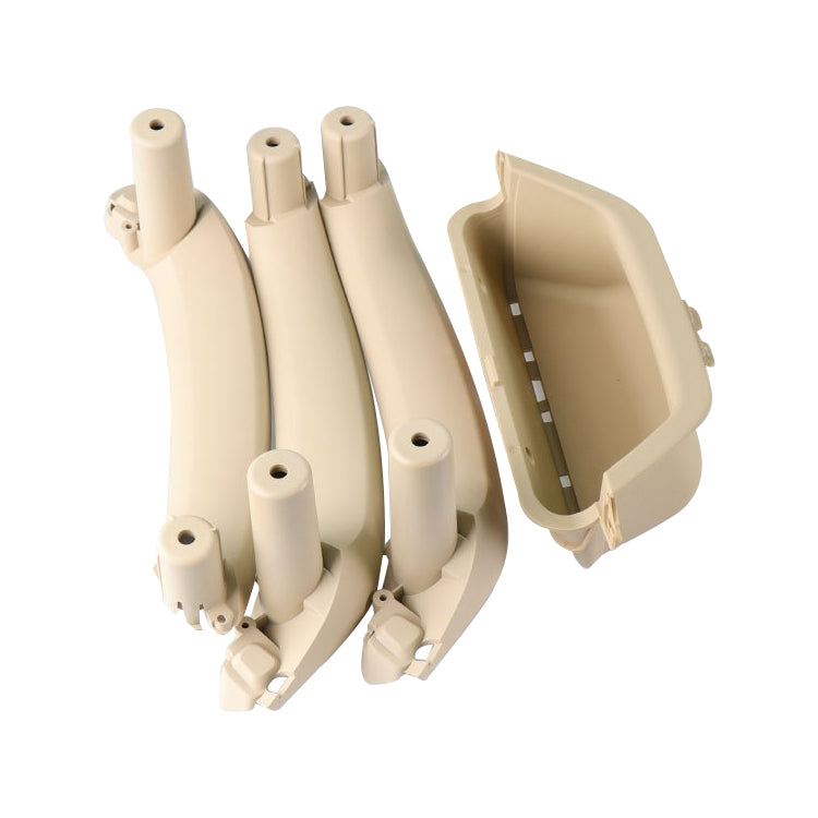 Car Front Left Inside Doors Handle Pull Trim Cover 5141 7394 519-1 for BMW X3 X4, Left Driving (Beige) - In Car by buy2fix | Online Shopping UK | buy2fix