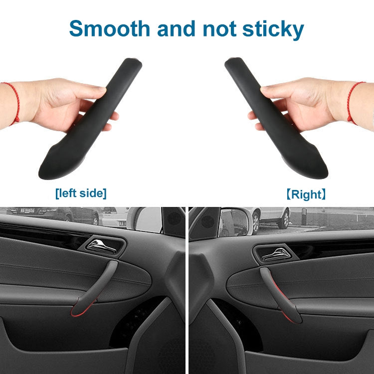 Car Rear Left Inside Doors Handle Pull Trim Cover for Mercedes-Benz C-class W203 -2007, Left Driving (Black) - In Car by buy2fix | Online Shopping UK | buy2fix