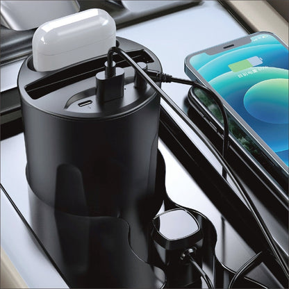 X13A 4 in 1 Car QI Standard Charging Cup Wireless Fast Charger - In Car by buy2fix | Online Shopping UK | buy2fix
