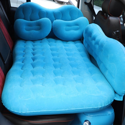 Universal Car Travel Inflatable Mattress Air Bed Camping Back Seat Couch with Head Protector + Wide Side Baffle (Baby Blue) -  by buy2fix | Online Shopping UK | buy2fix