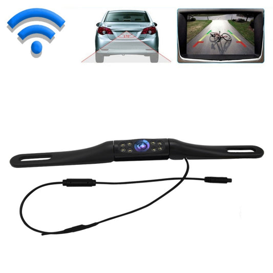 License Plate Frame WiFi Wireless Car Reversing Rear View Wide-angle Starlight Night Vision Camera - In Car by buy2fix | Online Shopping UK | buy2fix